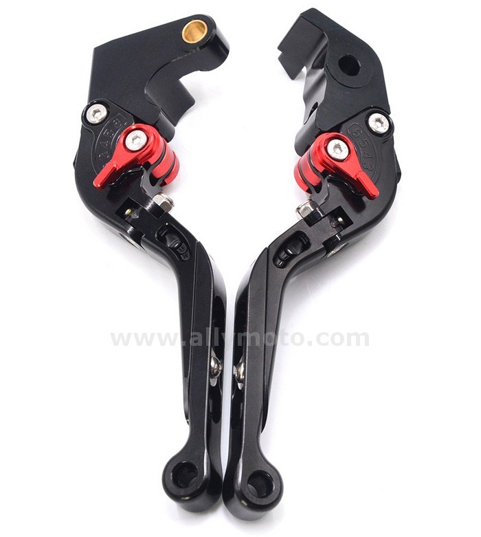 009 New Motorcycle CNC Adjustable Folding Extending Brake Clutch Levers Black For Honda CBR650F CB650F 2014 2015-4